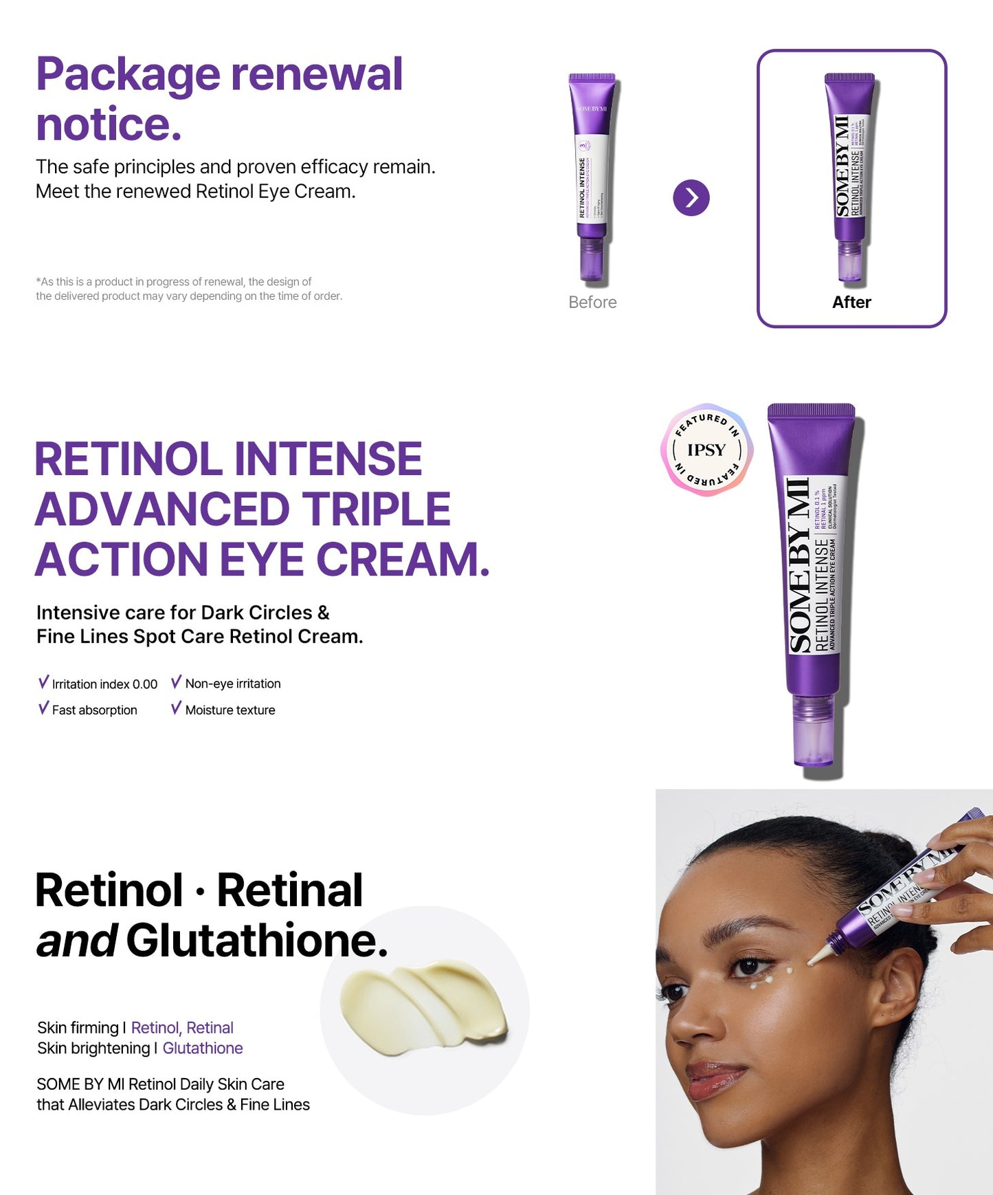 SOMEBYMI Retinol Intense Advanced Triple Action Eye Cream